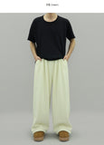 Corduroy Mink String Banding Pants