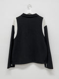 Varsity Two-Way String Cardigan