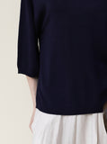 [Premium] Zenda Whole Garment Round Knit