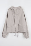 Cotton Balloon Hood Field Jumper