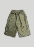 Glossy Nylon Bermuda Pants