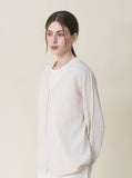 [Premium] Whole Garment Breeze Linen Cardigan