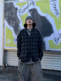 [Brushed] Vintage Pigment Check Over Shirt