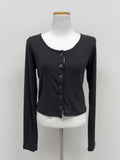 Rich Snap Cardigan T-Shirt