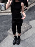 COTTON SLIM CAPRI PANTS