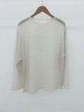 Summer see-through mesh knit