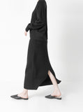 [Premium] Penny Whole Garment Wool Skirt
