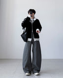 Newborn Stripe Curve Denim