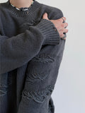 Cut-off damage knit