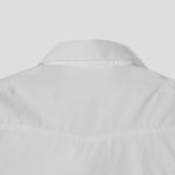 Nylon double pocket short sleeve shirt