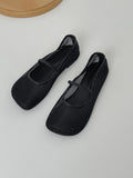 Mesh See-Through Flat Shoes