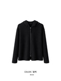 Ted Basic Rib Hood Zip-Up