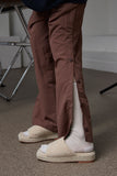 buttons split pants