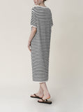 Chensi Stripe Round One Piece
