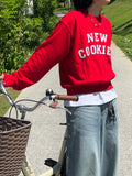Cookie Cookies Embroidery Sweatshirt