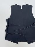 [Setup Available] Stitch Strap Slit Vest