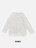 Module Basic Waffle U-neck Long Sleeve