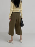 Meir Non-Obi Bermuda Slacks