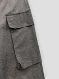 Double Crease Big Pocket Wide Pants