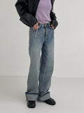 Rain Back Bijo Long Wide Denim