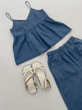 Summer frill bustier sleeveless