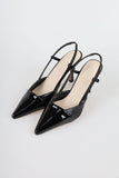 enamel stiletto heels