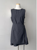 Joanne Nylon Sleeveless Wrap One Piece