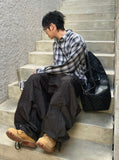 Suss grunge check shirt