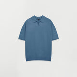SS Comfort Half Open Collar Knit