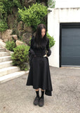BUCKLE LAYER SKIRT