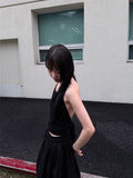 HALTER TIE SLEEVELESS