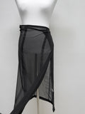 Lace Chiffon Wrap Skirt