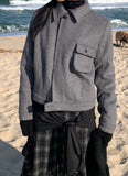 POCKET WOOL JACKET