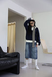 Work Cargo Denim Skirt