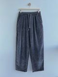 Two-Tone Velvet Banding Pants