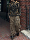 Ku Pigment Cut Cargo Pants