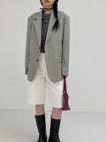 [premium] Tweedy Single Overfit Blazer