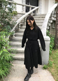 POCKET LINE COTTON SKIRT