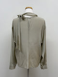 Leila High Neck Tie Blouse