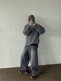 Vintage Brush Gray Denim
