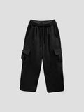 Fluffy Suede Cargo Pants