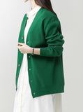 [Premium] Italian Viscose V-neck Cardigan