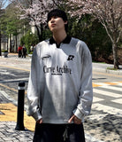 Dirty Washed Collar Long Sleeve