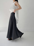 Hope Banding Long Flared Skirt