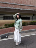 WAVE ZIPPER NYLON HOODIE