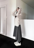 SOFT KNIT HOOD ZIP-UP