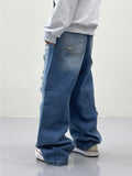 Camio Destroyed Washed Denim Pants