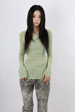 Summer string knit top set