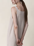 [Premium] Whole Garment Ongdin Linen Sleeveless One Piece