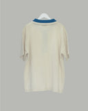 Medi collar short sleeve knit